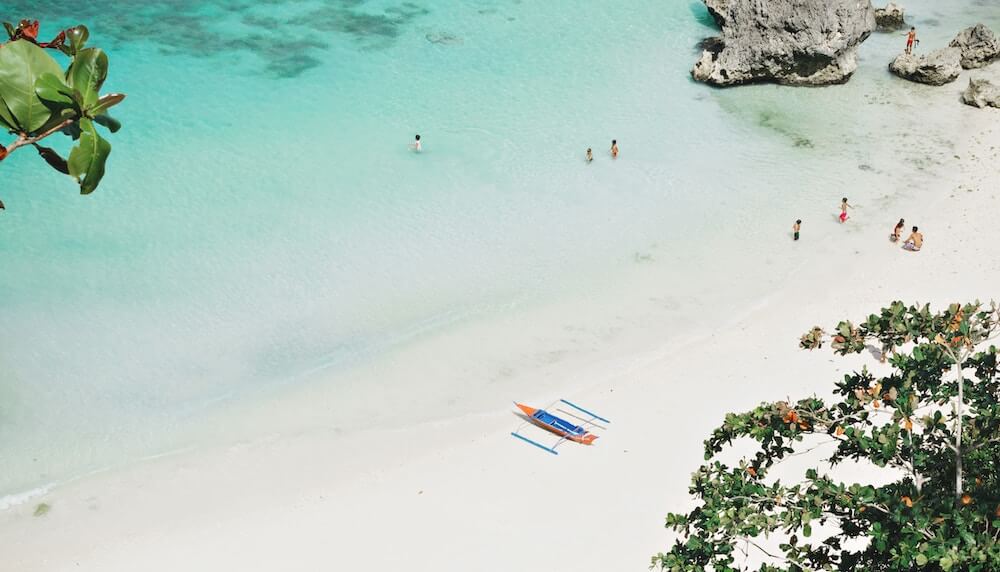 Beach at Boracay Philippines