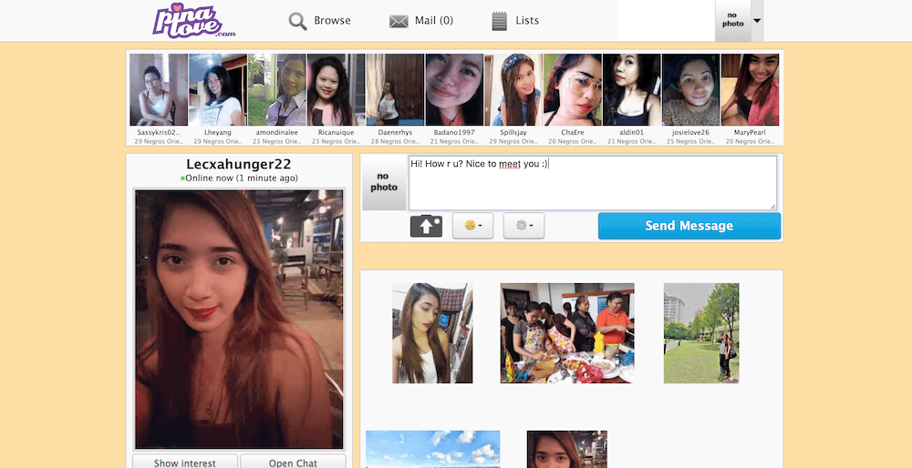 Chat pinay video Omegle Philippines